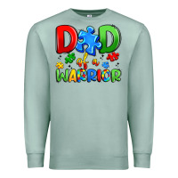 Seafoam dad of a warrior Premium Sweatshirt - Artiststas