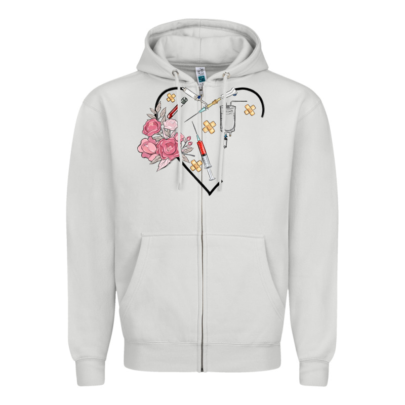Phlebotomy Add Your Name Zipper Hoodie by MaliasSmallBusiness | Teevron