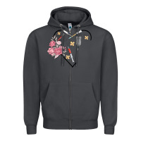Smoke phlebotomy add your name Zipper Hoodie - MaliasSmallBusiness