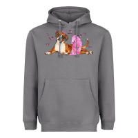 Storm boxer dog with tutu Heavyweight Hoodie - LillyAllenDesigns