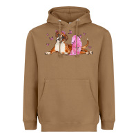 Toasted Coconut boxer dog with tutu Heavyweight Hoodie - LillyAllenDesigns