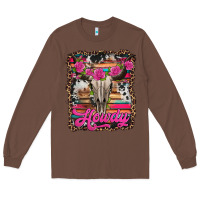 Chestnut howdy valentine's day bull skull Long Sleeve Tee - Jasminsmagicworld