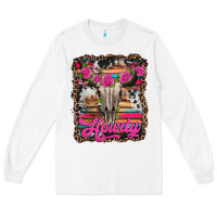 White howdy valentine's day bull skull Long Sleeve Tee - Jasminsmagicworld