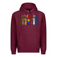 Burgundy Togetherwerise Premium Hoodie - Bettercallsaul