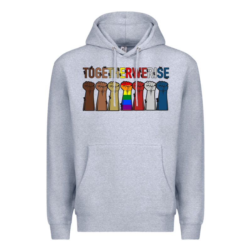 Togetherwerise Premium Hoodie by Bettercallsaul | Teevron