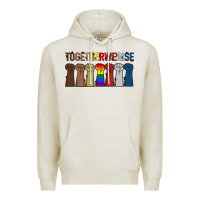 Oatmeal Heather Togetherwerise Premium Hoodie - Bettercallsaul