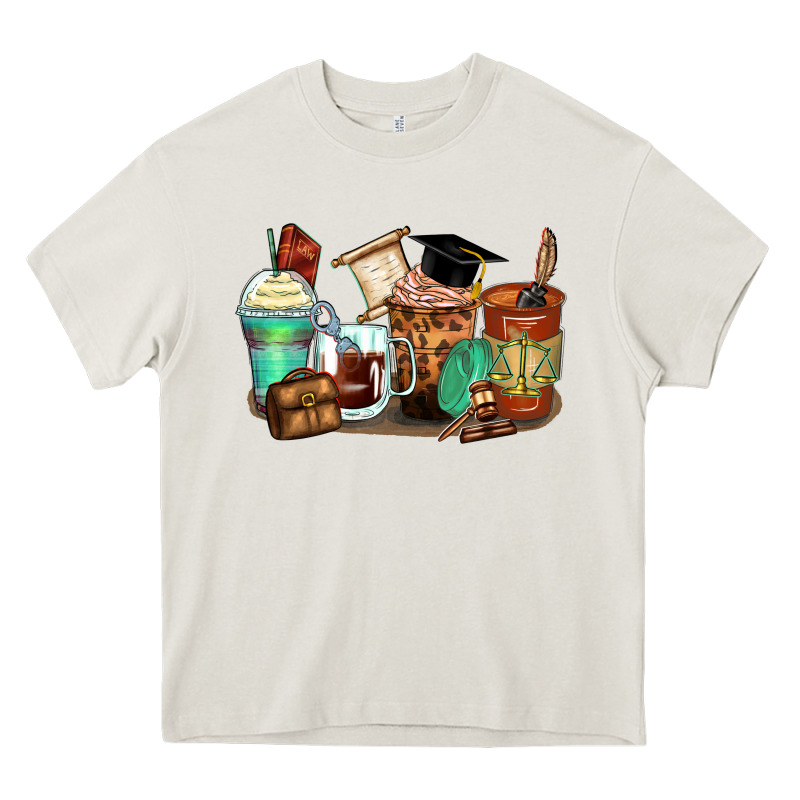 Lawyer Coffee Cups Heavy Core Tee by Zillion Design Studio | Teevron