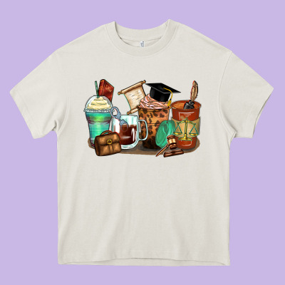 Lawyer Coffee Cups Heavy Core Tee Designed By Zillion Design Studio