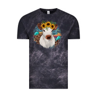 Cloud Black western calf Vintage Tee - JahusDesignShop