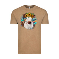 Vintage Coffee western calf Vintage Tee - JahusDesignShop