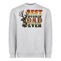 Heather Grey best buckin' dad ever Heavyweight Sweatshirt - Artiststas