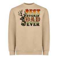 Best Buckin' Dad Ever Heavyweight Sweatshirt | Teevron
