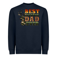 Navy best buckin' dad ever Heavyweight Sweatshirt - Artiststas