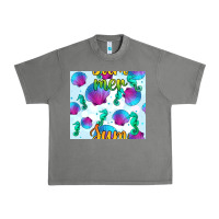 Tornado seahorse and sea shell seamless pattern Urban Heavy Tee - BundleAndBundleShop