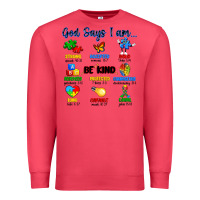 Cardinal god says i am autism Premium Sweatshirt - Artiststas