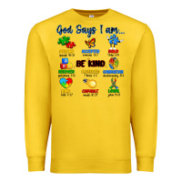 Lemon god says i am autism Premium Sweatshirt - Artiststas