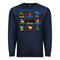 Navy god says i am autism Premium Sweatshirt - Artiststas