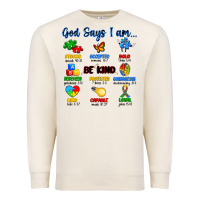 Sandshell god says i am autism Premium Sweatshirt - Artiststas