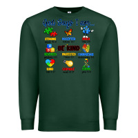 Sports Green god says i am autism Premium Sweatshirt - Artiststas
