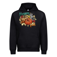 Black happy fall Urban Hoodie - CowGirlArtShop