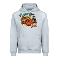 Heather Grey happy fall Urban Hoodie - CowGirlArtShop