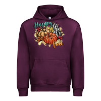 Mauve Wine happy fall Urban Hoodie - CowGirlArtShop