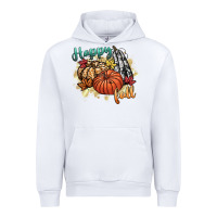 White happy fall Urban Hoodie - CowGirlArtShop