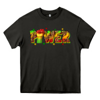 Asphalt power juneteenth Heavy Core Tee - texasbilliewilder