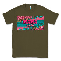 Army Green pink roses mama of girls license plate Classic Tee - Artiststas