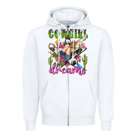 Western Rodeo Cowgirl Dreams Zipper Hoodie | Teevron