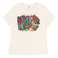 Bone Nail Tech afro nail art Ladies Tee - RanaPortraitStore