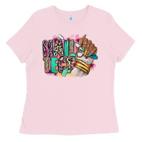 Bubblegum Pink Nail Tech afro nail art Ladies Tee - RanaPortraitStore