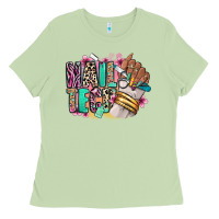 Matcha Nail Tech afro nail art Ladies Tee - RanaPortraitStore