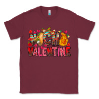 Burgundy Nach Valentine Classic Tee - CowhideDigitalArt