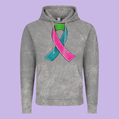 Metastatic Breast Cancer Ribbon Vintage Hoodie Designed By Jahusdesignshop