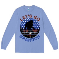 Colony Blue let's go brandon bigfoot Long Sleeve Tee - Jasminsmagicworld