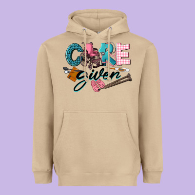Caregiver Heavyweight Hoodie Designed By Lillyallendesigns