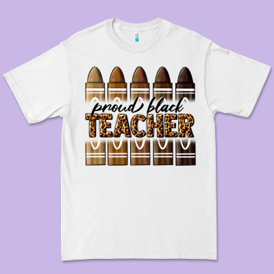 Proud Black Teacher Premium Tee Designed By Texasbilliewilder