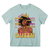 Arona queen afro woman Heavy Core Tee - texasbilliewilder