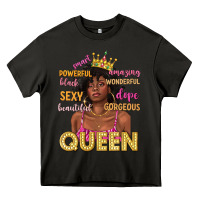 Asphalt queen afro woman Heavy Core Tee - texasbilliewilder