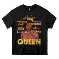 Black queen afro woman Heavy Core Tee - texasbilliewilder