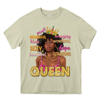 Mossy queen afro woman Heavy Core Tee - texasbilliewilder