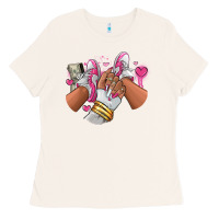 Pink And White Sneaker Girl Ladies Tee | Teevron