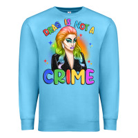 Ocean Blue drag is not a crime Premium Sweatshirt - Artiststas