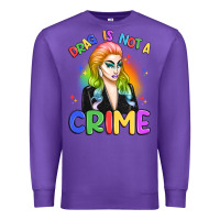 Purple drag is not a crime Premium Sweatshirt - Artiststas