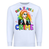 White drag is not a crime Premium Sweatshirt - Artiststas