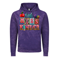 Cloud Purple little miss kinder Vintage Hoodie - AdoDesignShop