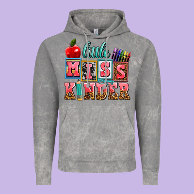Little Miss Kinder Vintage Hoodie Designed By Adodesignshop