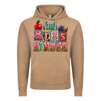 Vintage Coffee little miss kinder Vintage Hoodie - AdoDesignShop