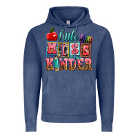 Vintage Denim little miss kinder Vintage Hoodie - AdoDesignShop